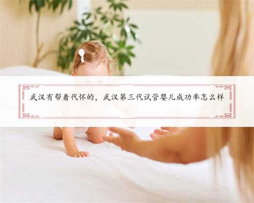 武汉有帮着代怀的，武汉第三代试管婴儿成功率怎么样